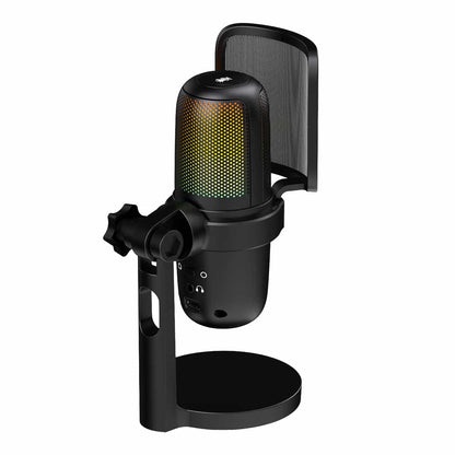 Microphone USB SVMic G1 avec Indicateur RGB et Bouton Mute pour Streaming, Gaming et Podcast - Svbony