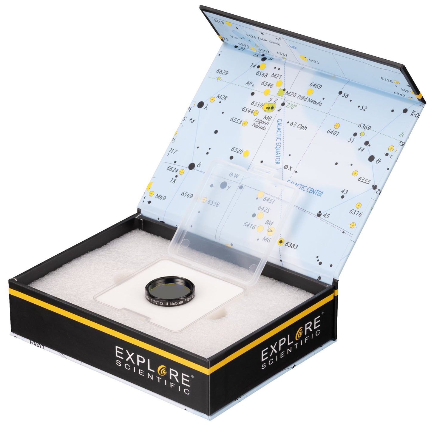 Filtre à brouillard O-III 31,75 mm (6,5 nm) pour l'observation et l'astrophotographie – Explore Scientific