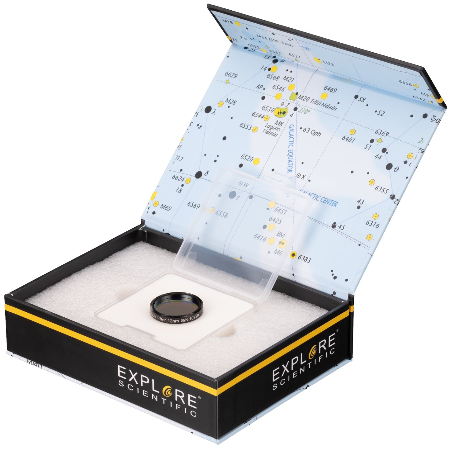 Filtre S-II 12 nm, diamètre 31,75 mm (1,25 pouces) pour l'astronomie - Explore Scientific