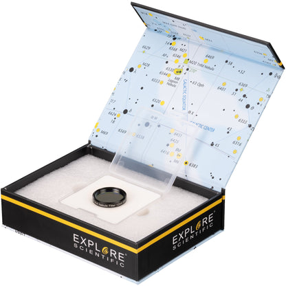 Filtre à brouillard H-Alpha 12 nm pour l'astronomie et l'astrophotographie - Explore Scientific