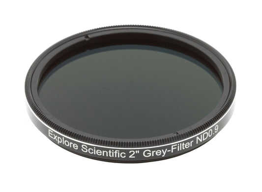Filtre gris ND-09 pour l'observation en astronomie, densité 0,9 (13 % de transmission) - Explore Scientific