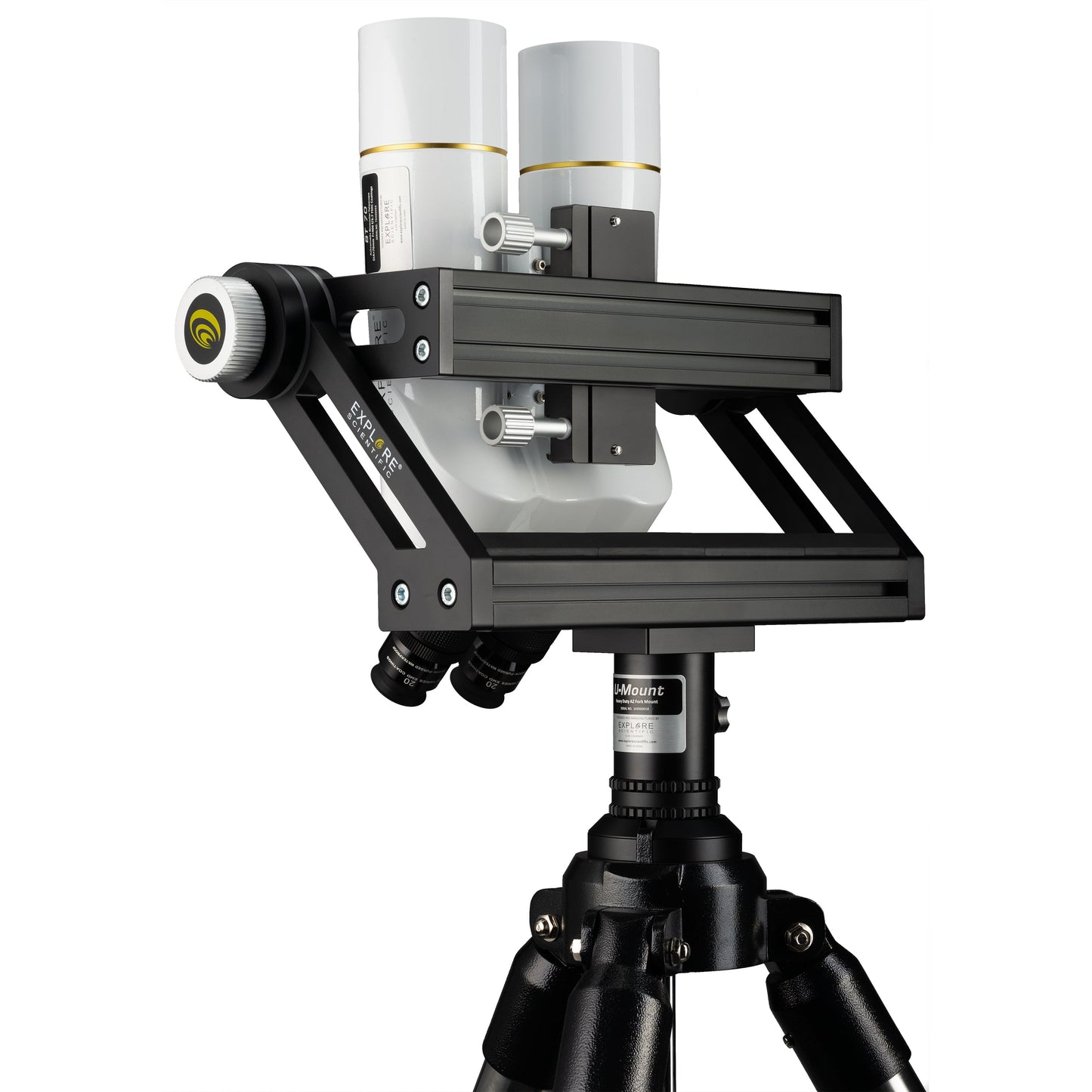 Télescope binoculaire polyvalent 70 mm - F=5,7 (400 mm) – 20x – pour l'astronomie